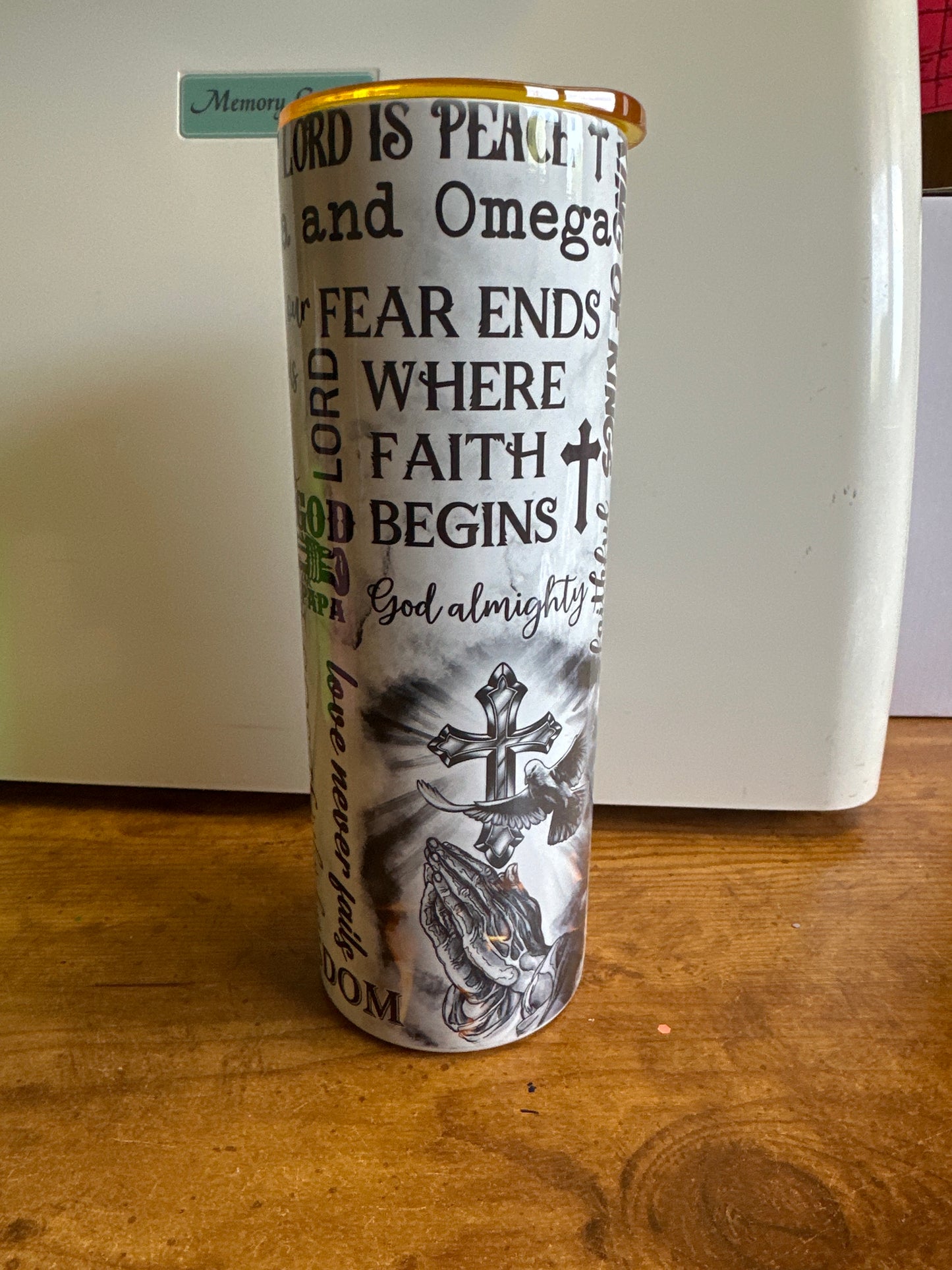 Faith Stainless Steel Tumbler