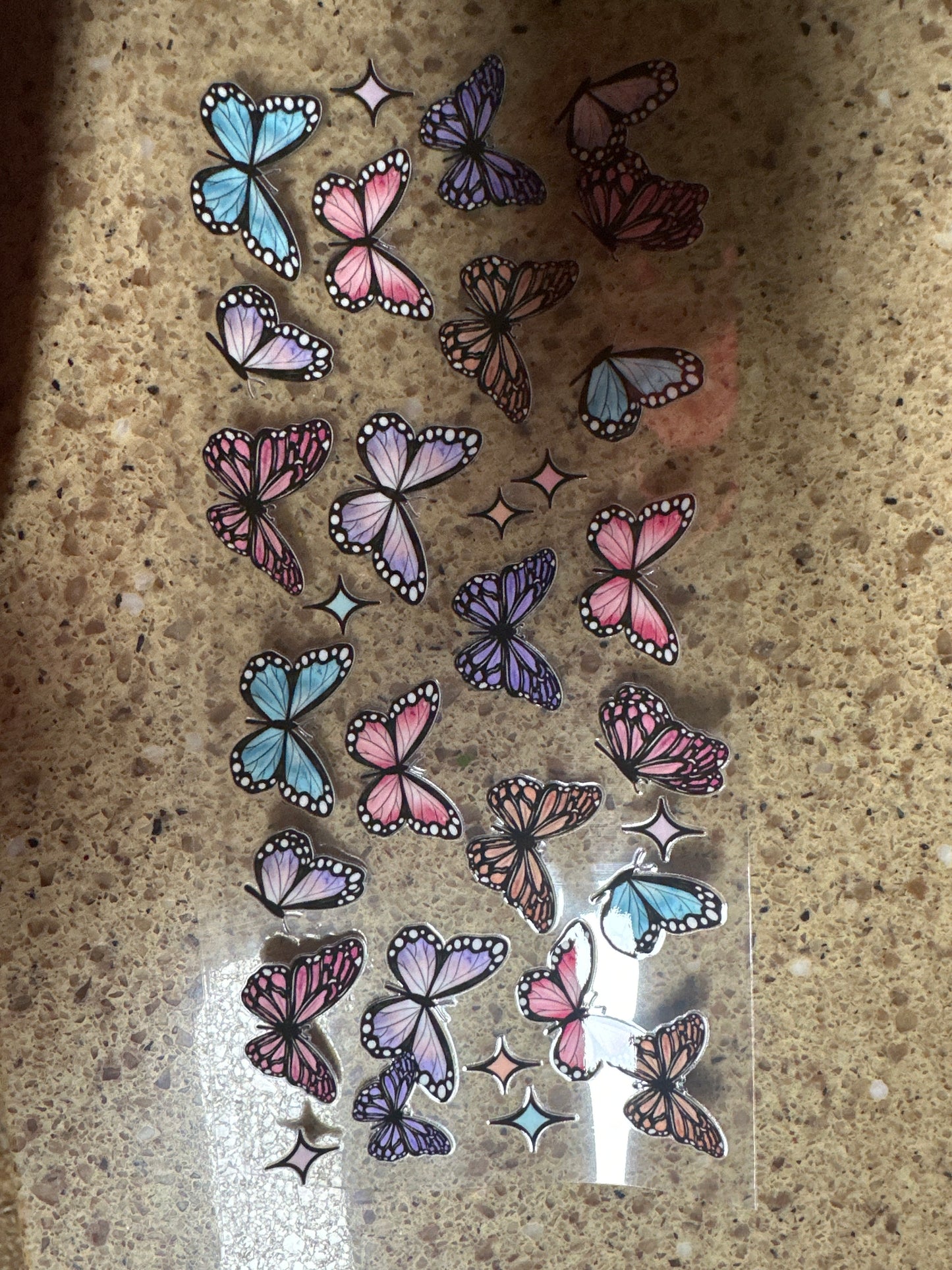 Butterflies cup wrap