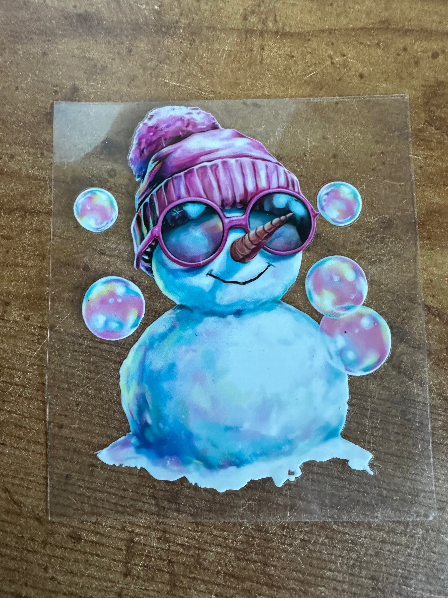 Pink Sunnies Snowman