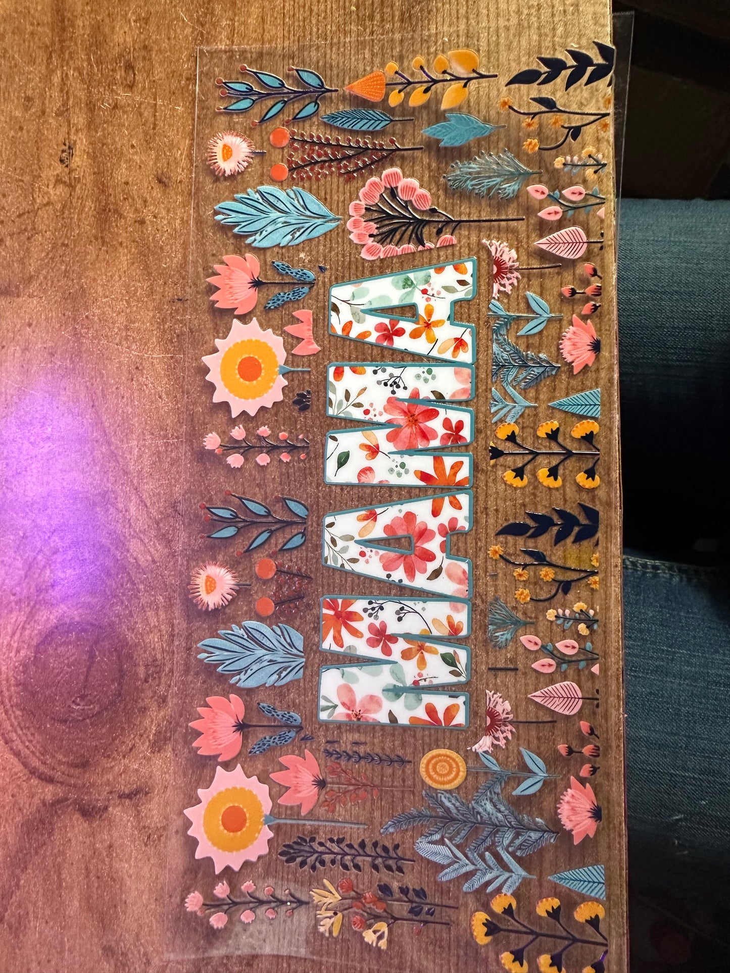 Mama Floral Cup Wrap