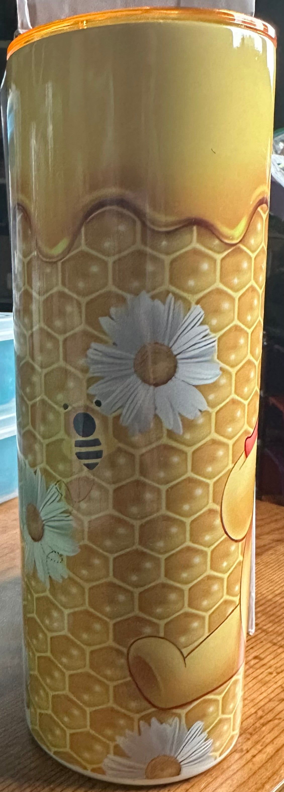 Honey Bear and Daisies