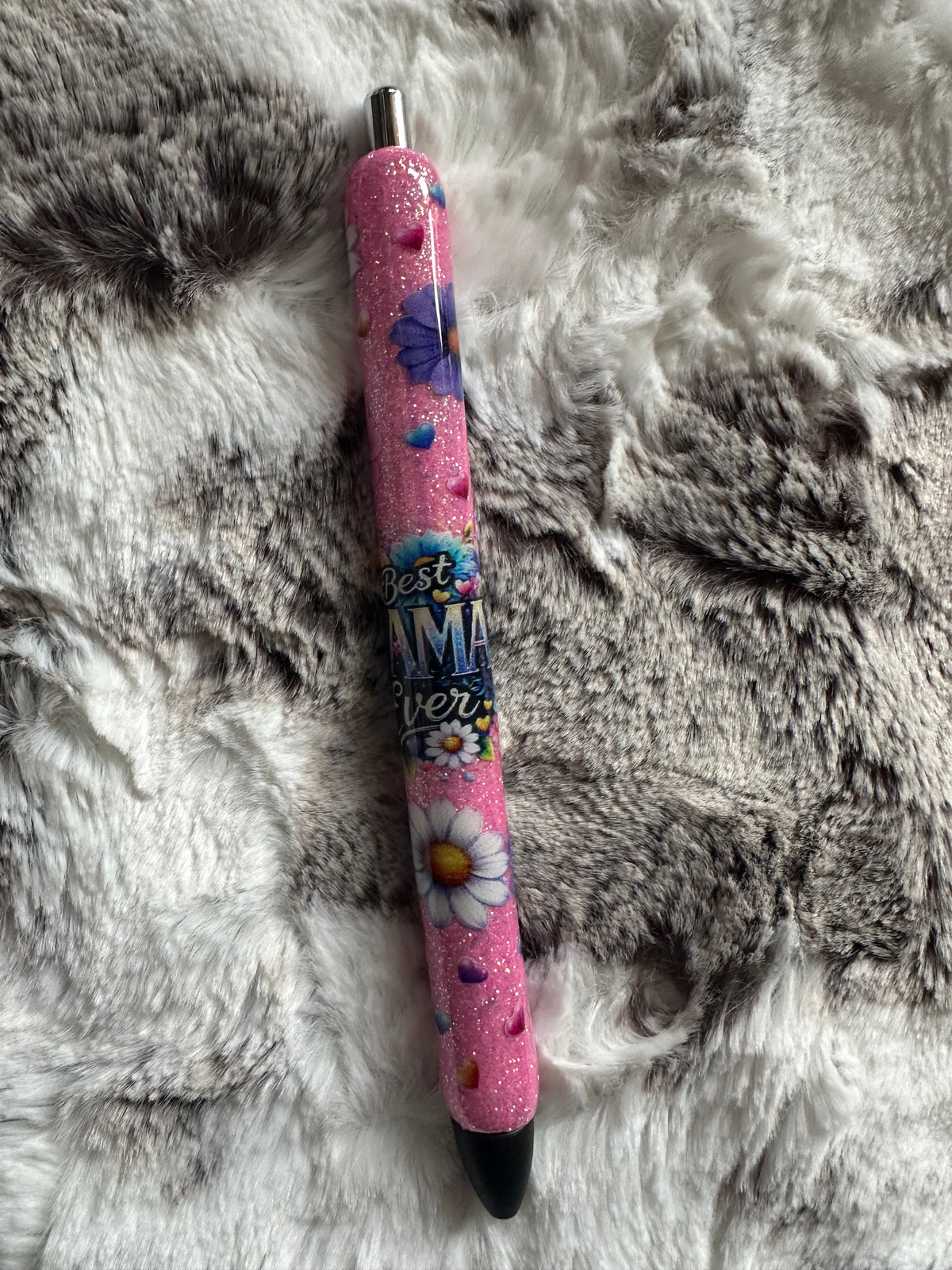 Pink epoxy pen. Best mama ever