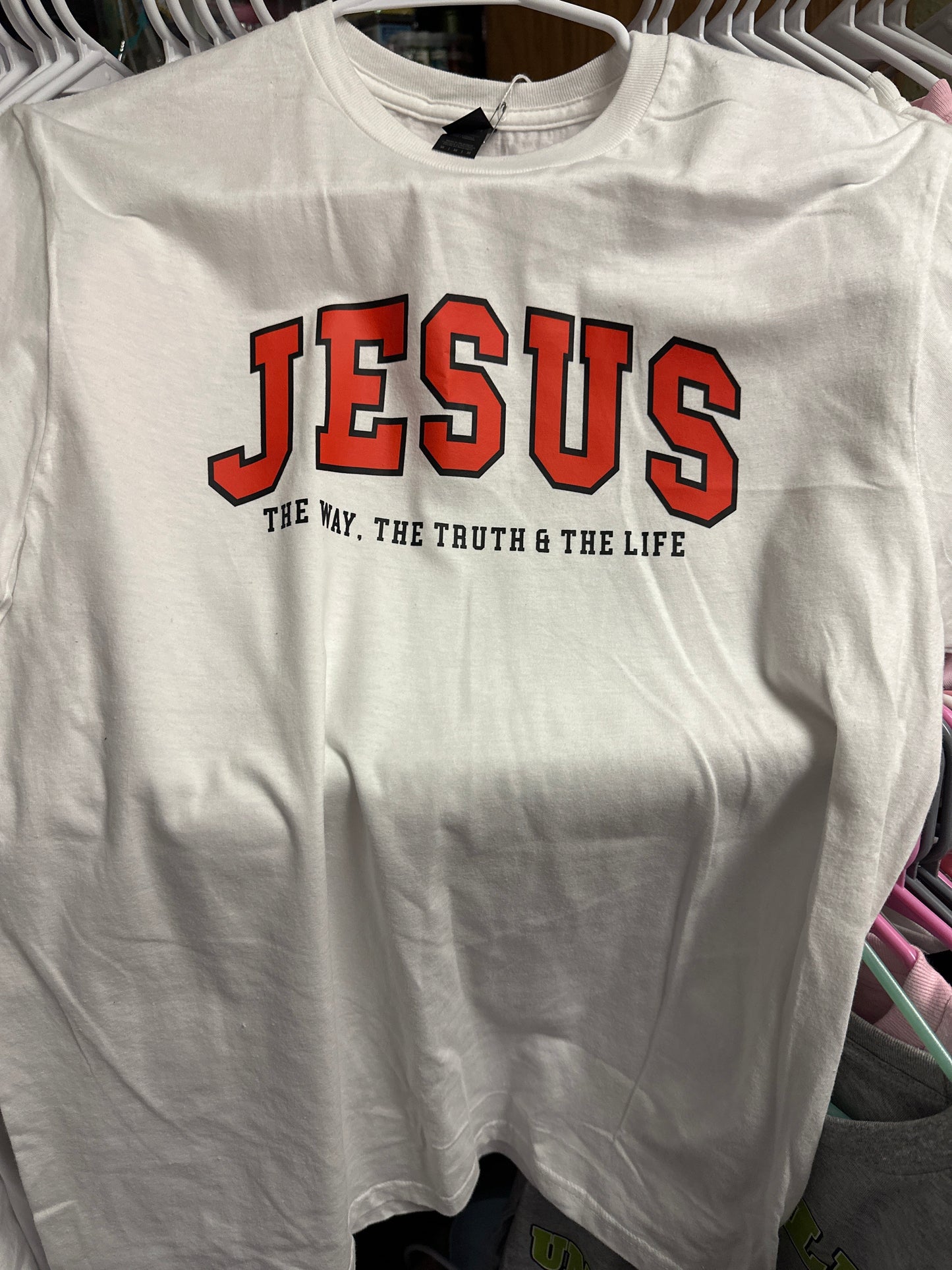 Gildan Soft Style Medium White T Shirt Jesus