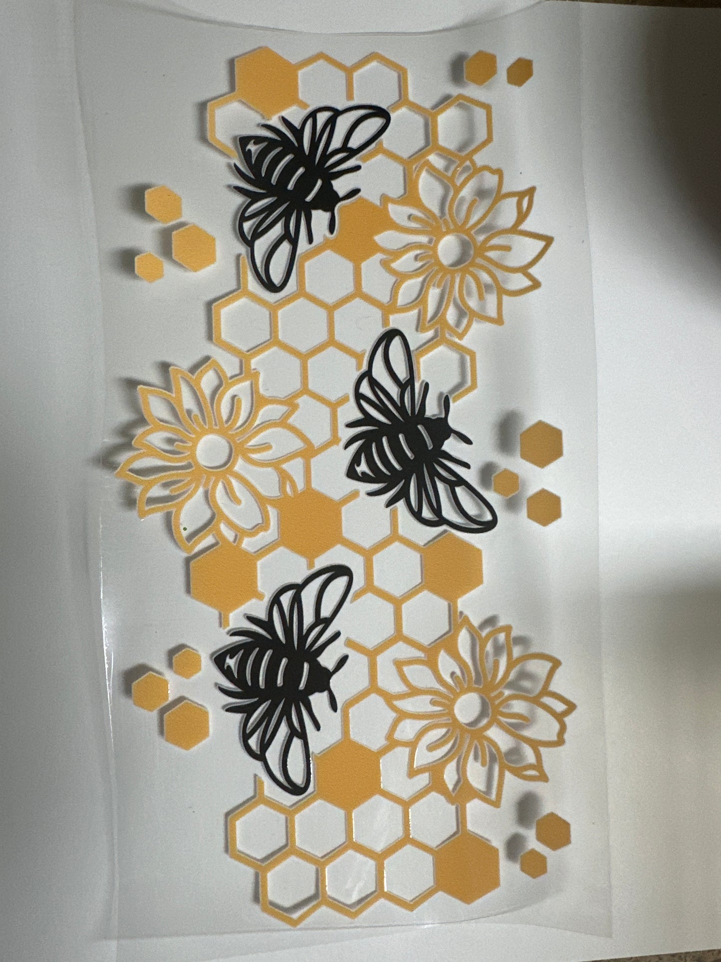 Bees and Honeycombs Cup Wrap