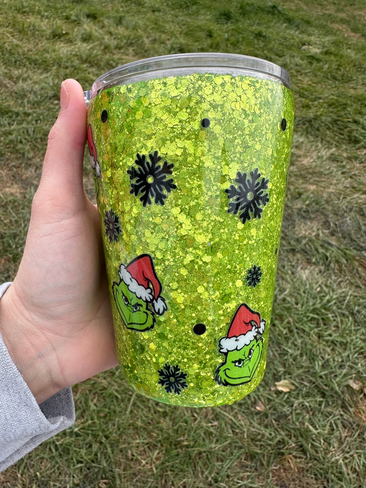 Merry Greenmas Epoxy Kid’s 12 ounce Tumbler