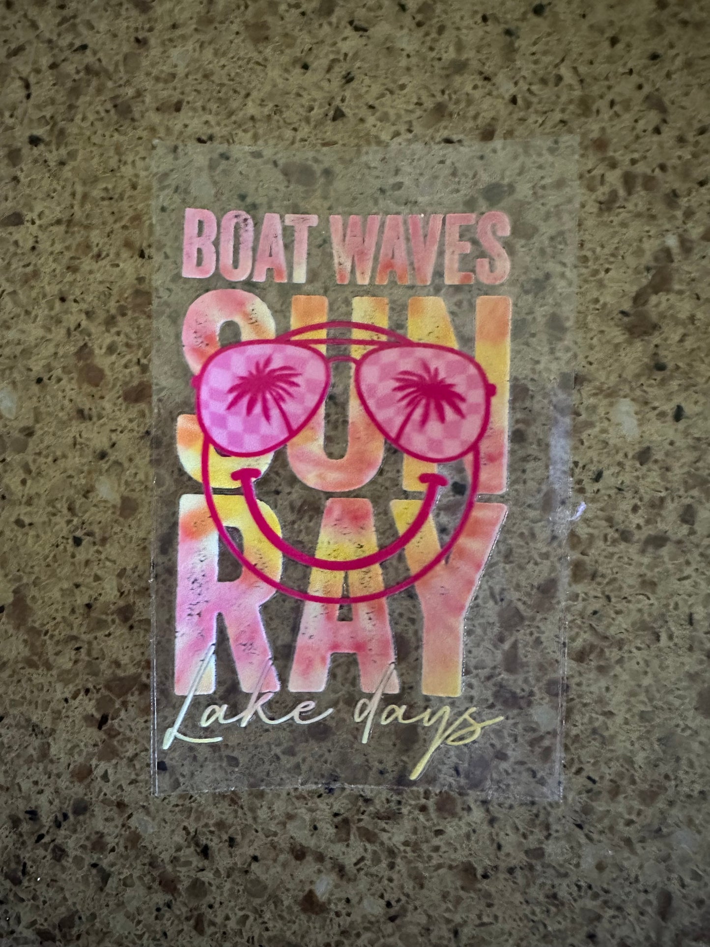 Boat Waves Decal