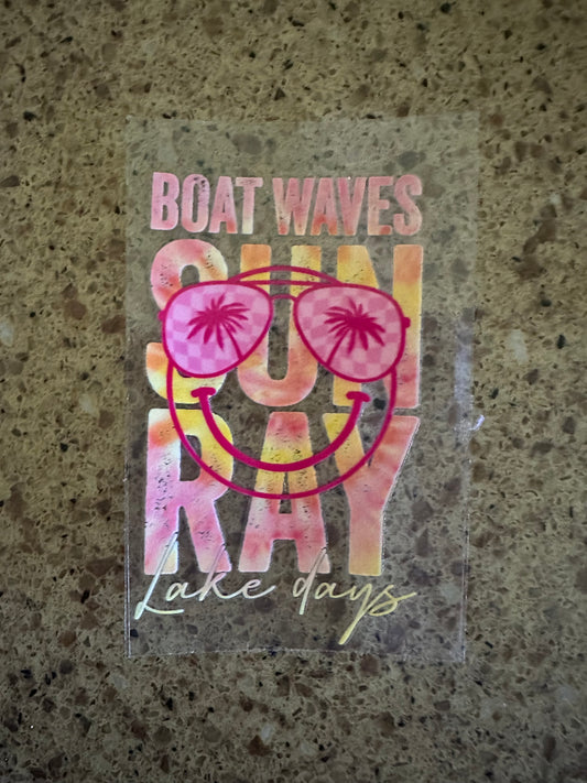 Boat Waves Decal