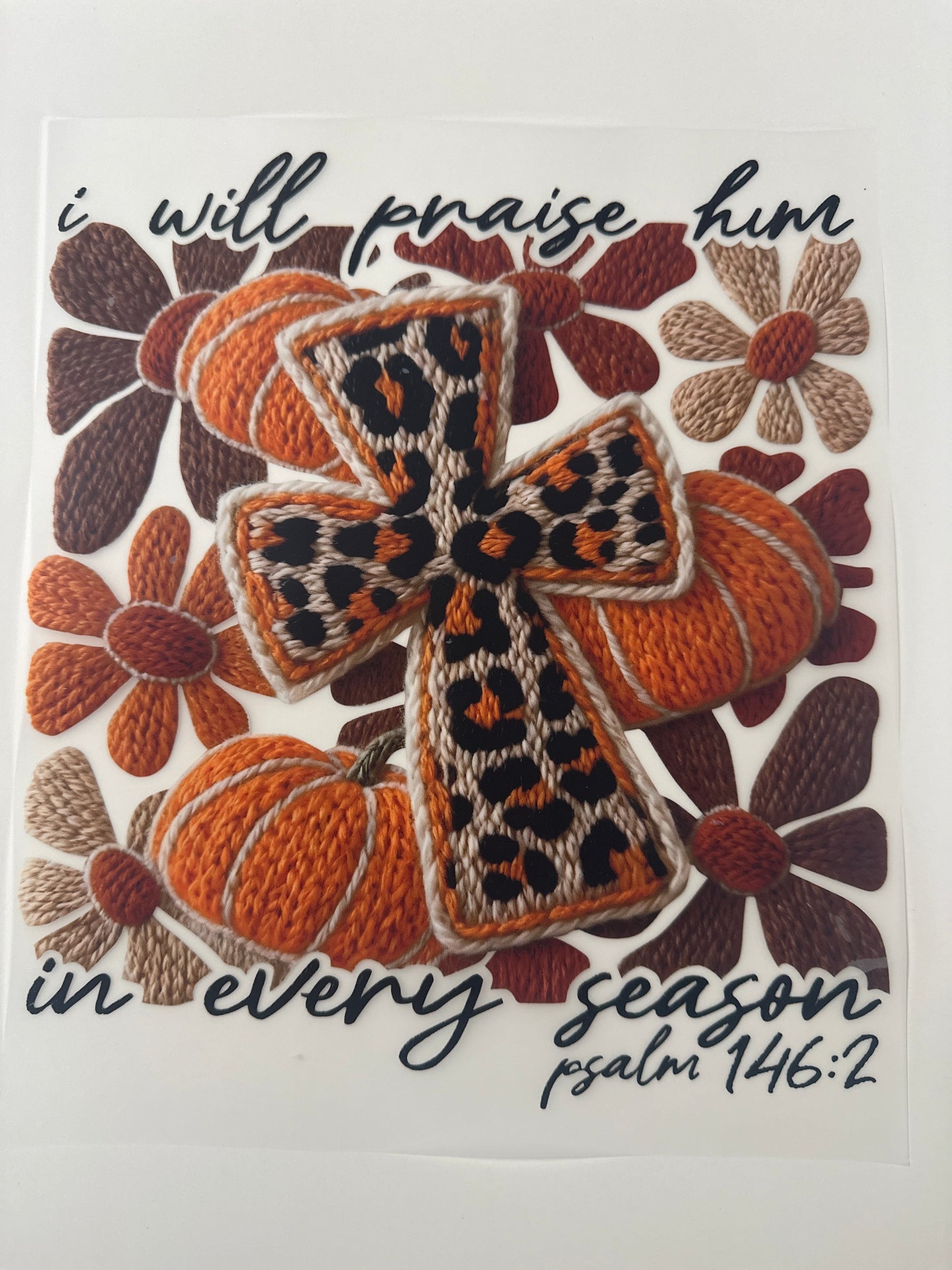 I Will Praise Him Shirt Transfer