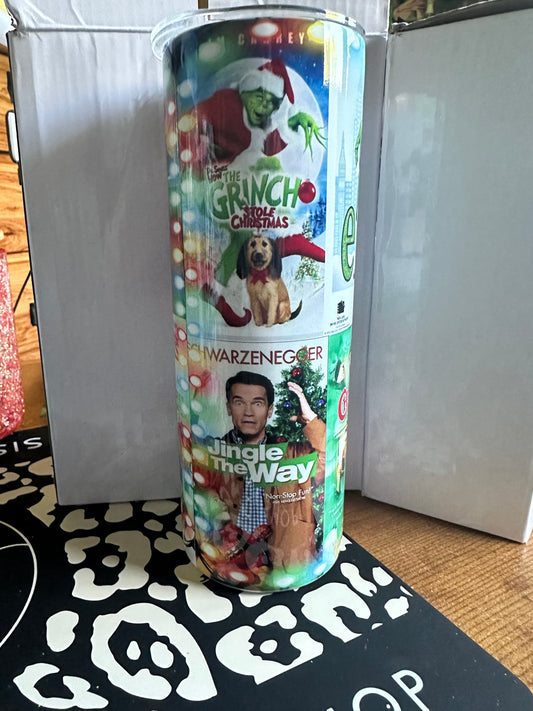 Christmas Movies 20 ounce Stainless Steel Tumbler