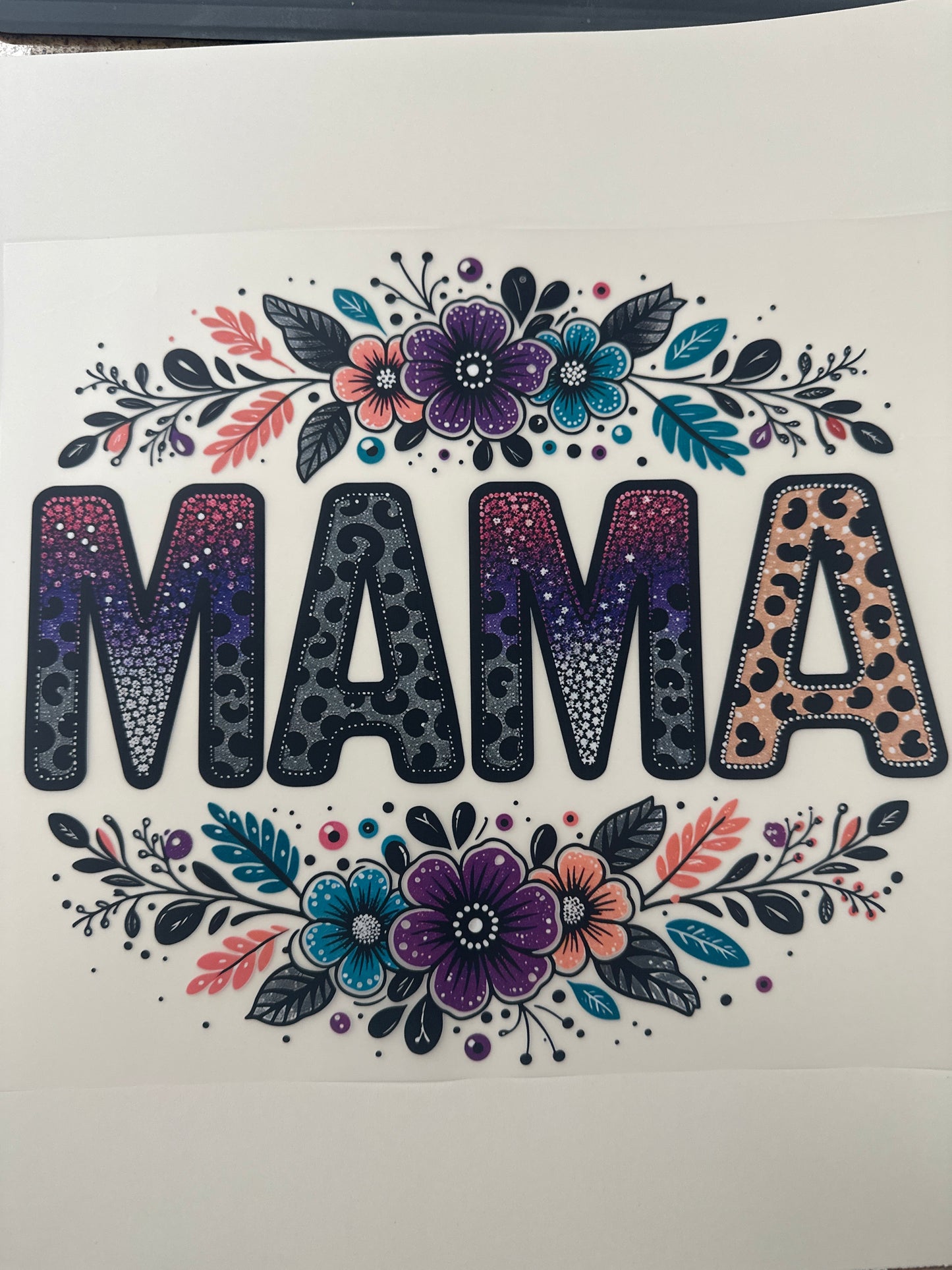 Leopard Mama Shirt Transfer