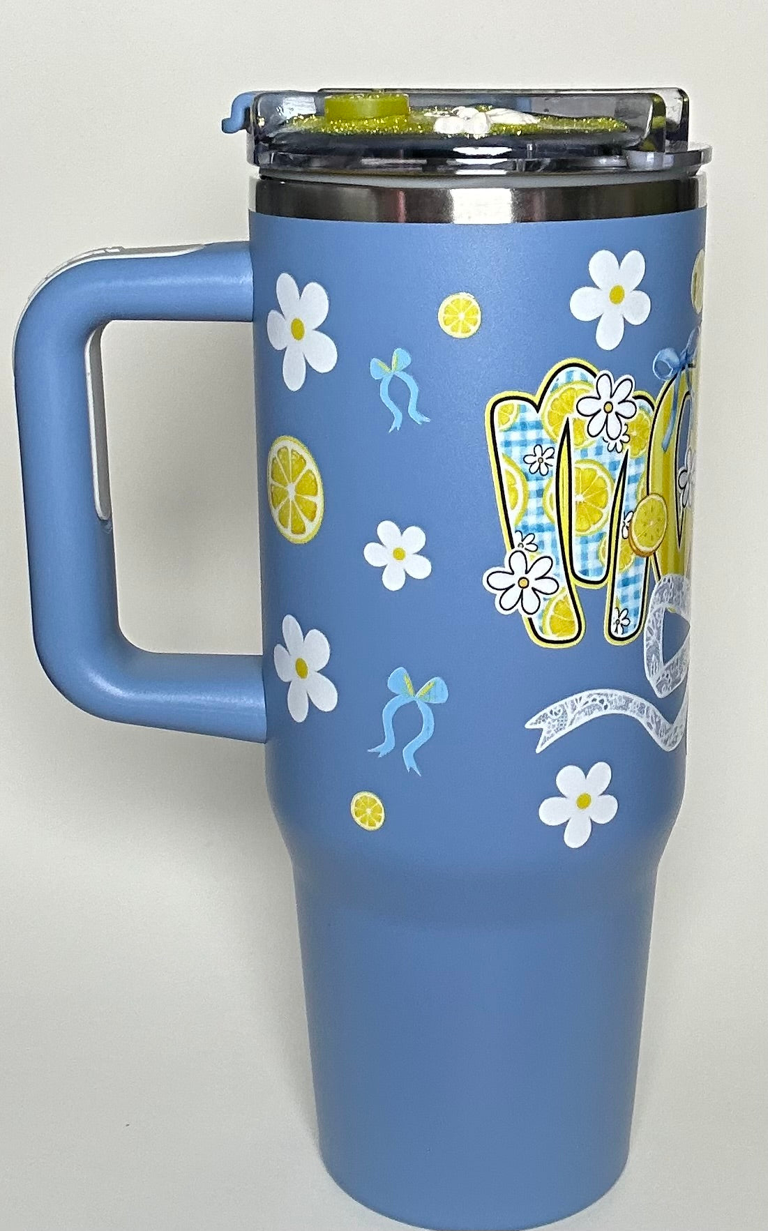 30 ounce Steel Blue Mama Lemon Tumbler