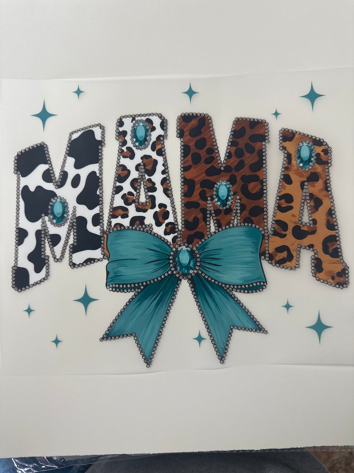Western Mama Bow Shirt Transfer