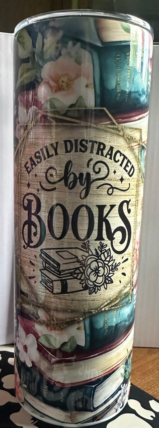 Books Stainless Steel 20 ounce Tumbler
