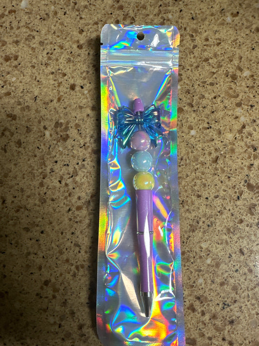 Beaded Bow Pen