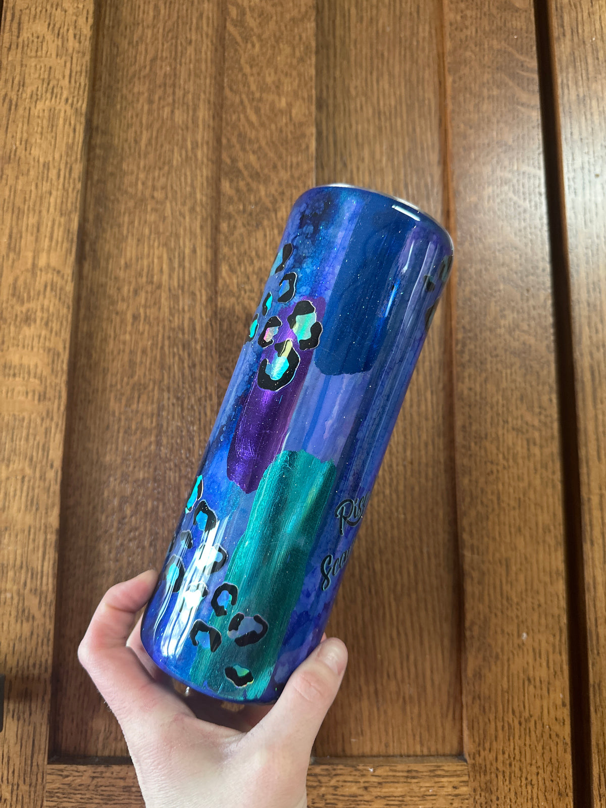 20 ounce rustic raindrop tumbler