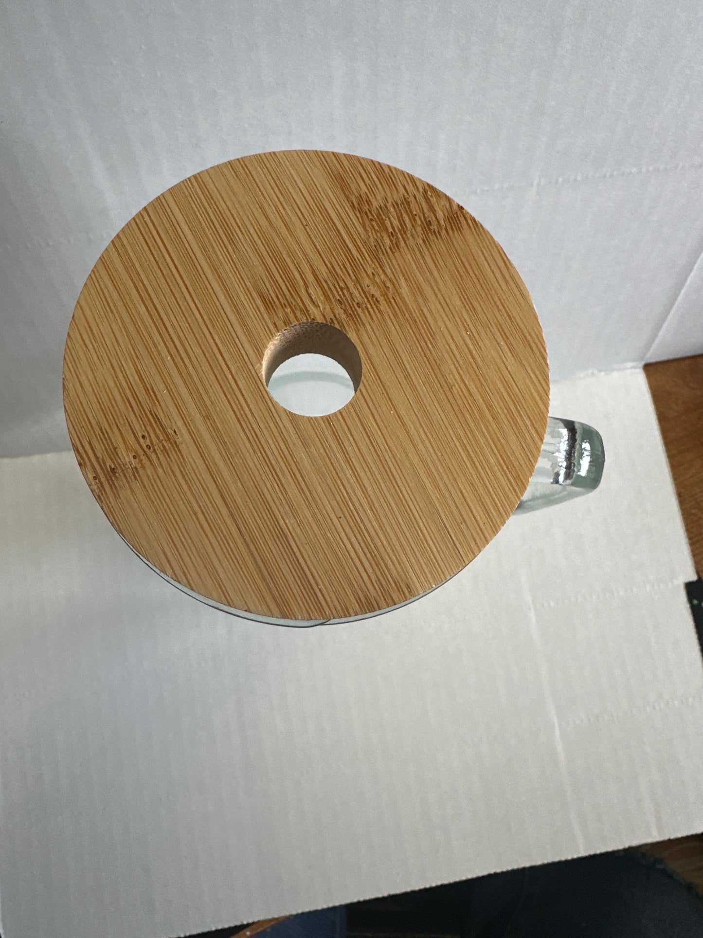 Glass handled Tumbler- decal only