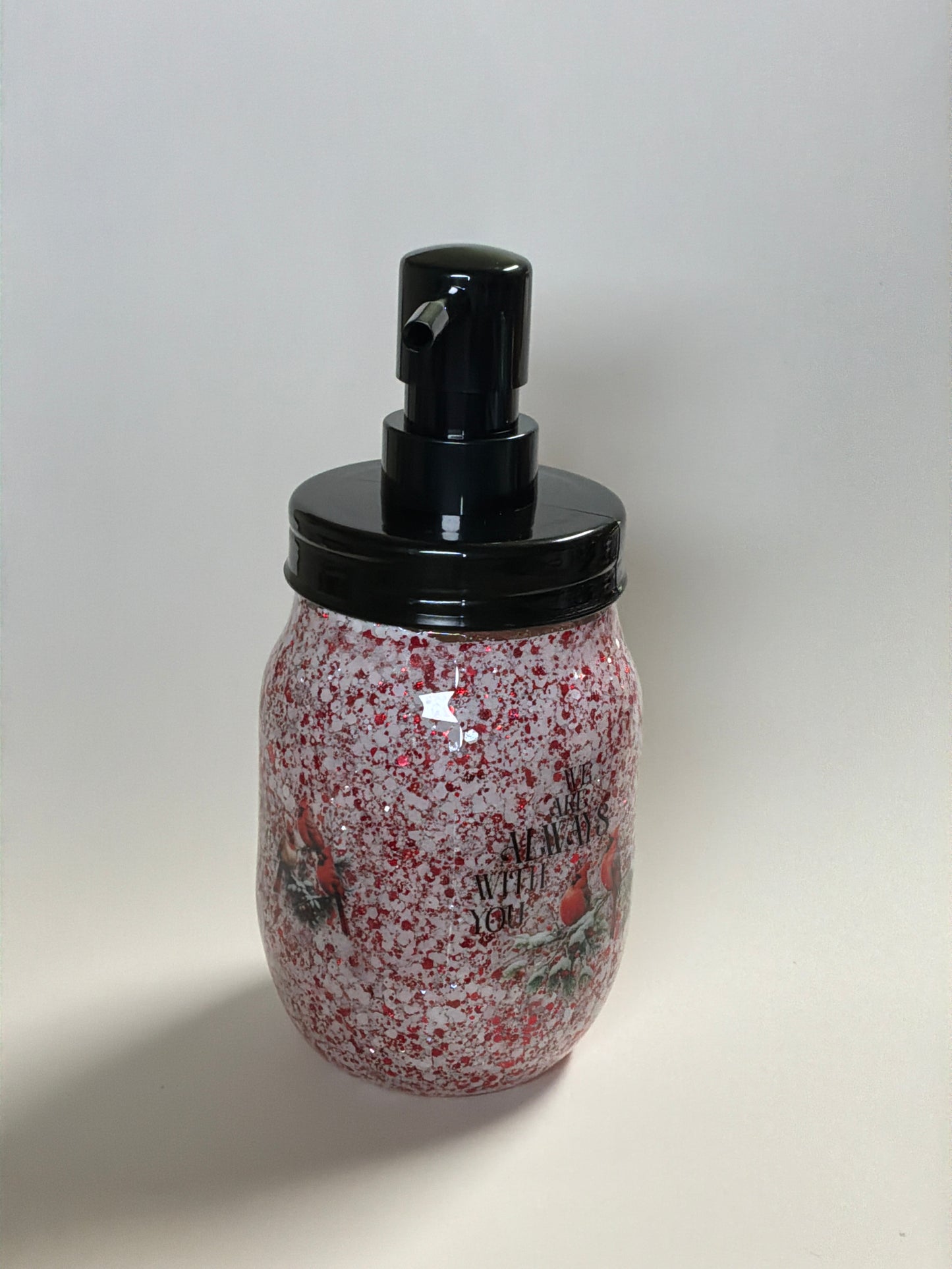 Pint Sized Soap Jar-Cardinals