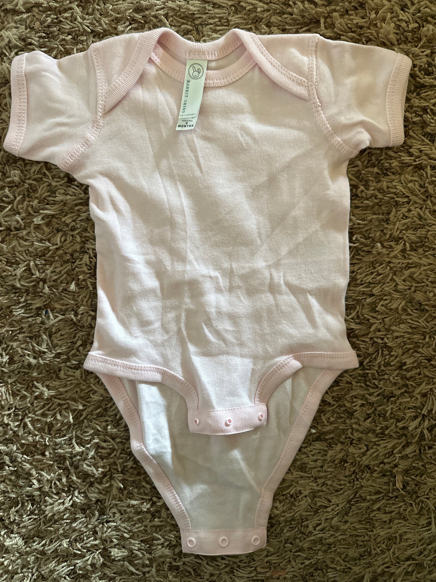 Light Pink Onesie Rabbit Skins