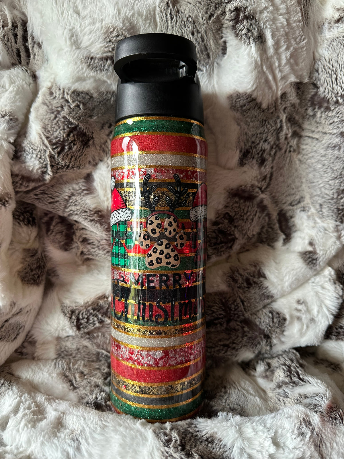 25 ounce sipper tumbler- Merry Christmas
