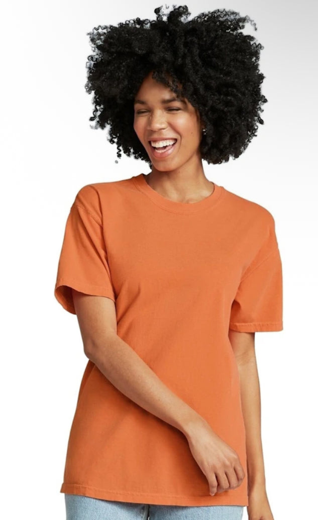 Comfort Colors T Shirt-Burnt Orange