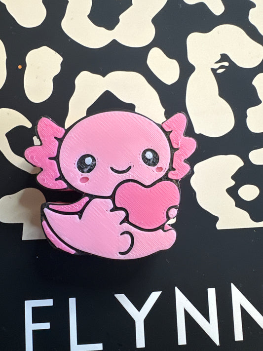 Axolotl Straw Topper