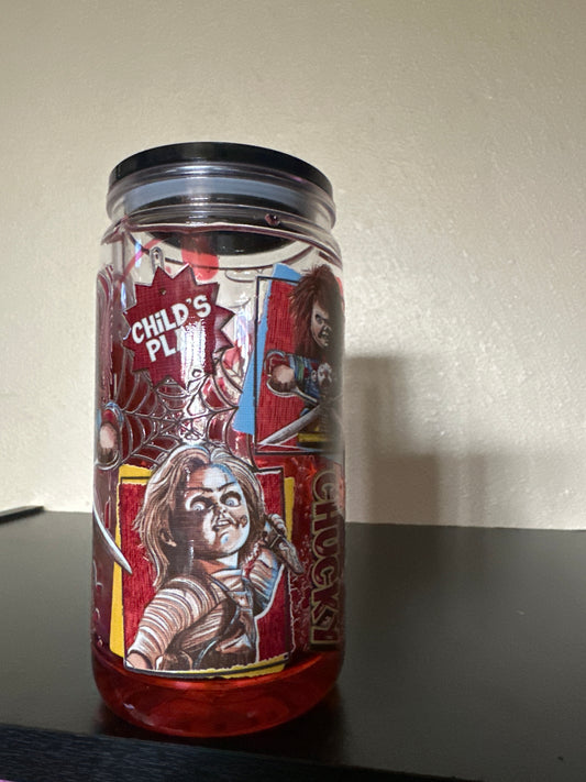 Blood drip Chucky 16 ounce tumbler