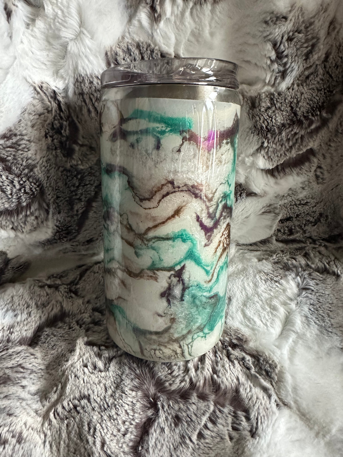 12 ounce skinny footprints tumbler