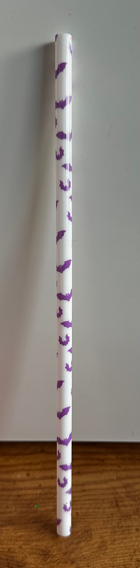 Purple Bat Straw