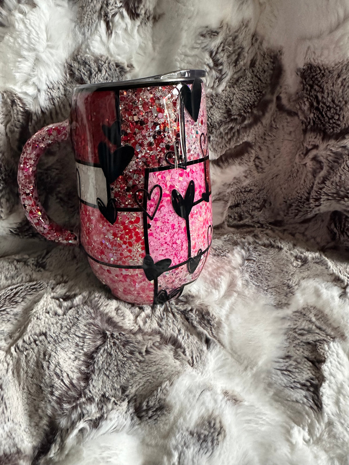 16 ounce heart coffee tumbler