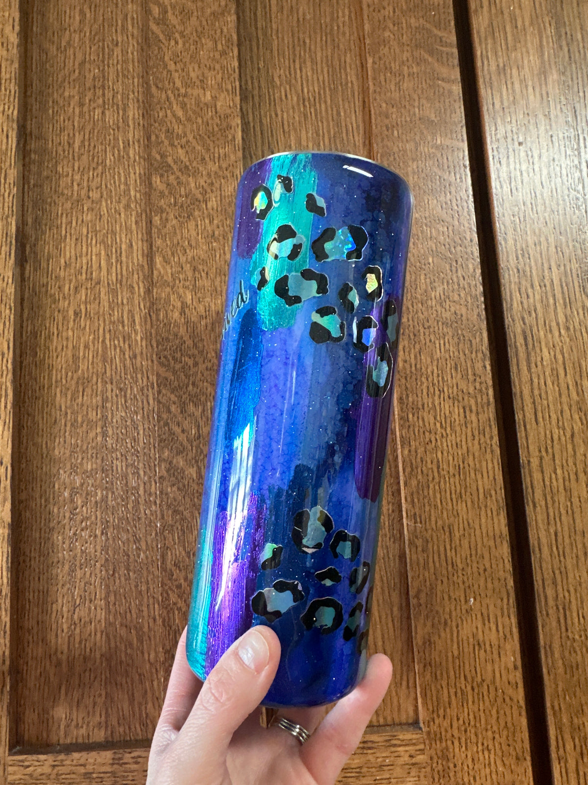 20 ounce rustic raindrop tumbler