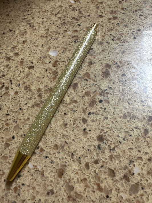 Gold Glitter Pen