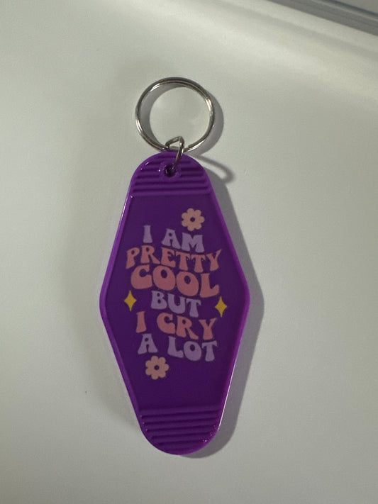 Cry A Lot Keychain