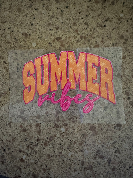 Summer Vibes Decal