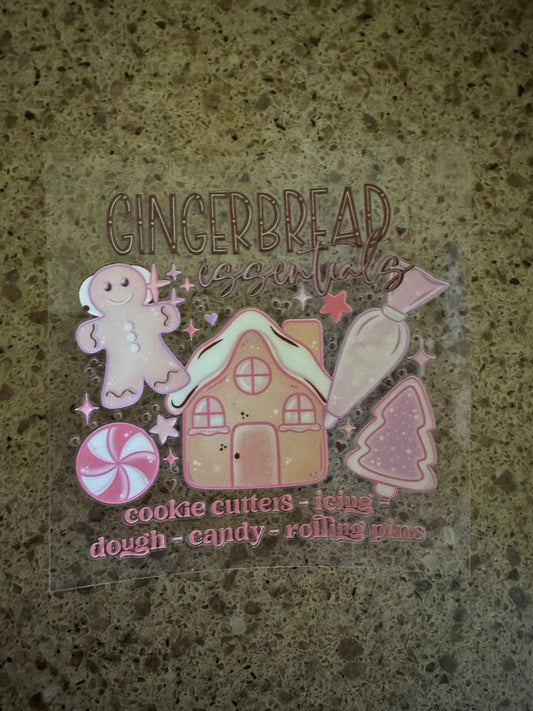 Gingerbread Essentials Decal