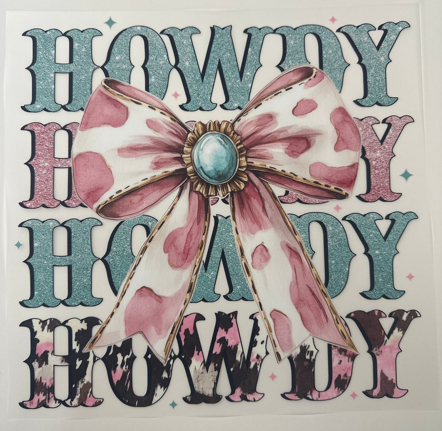 Howdy Bow Shirt Transfer