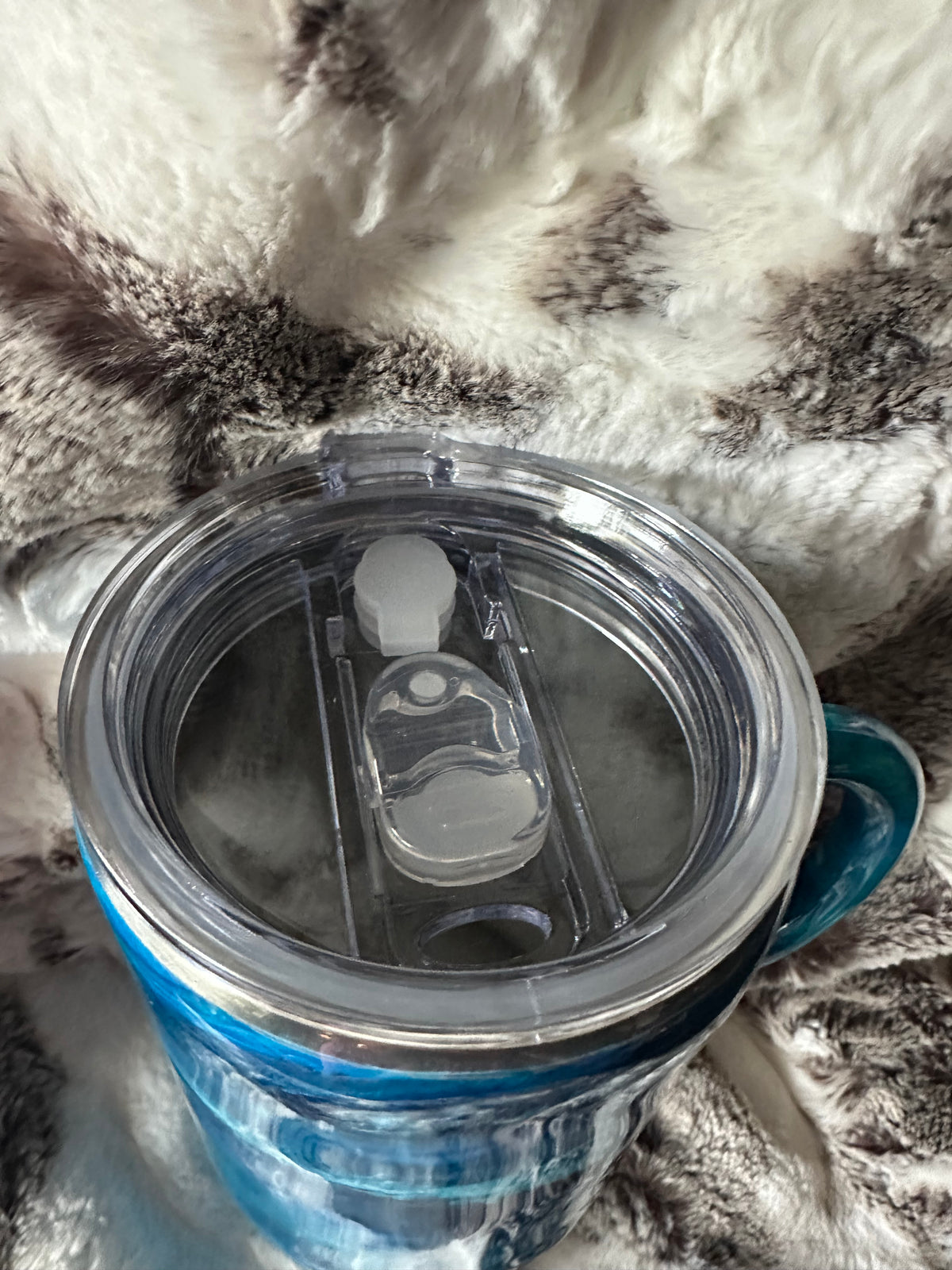 Snowman traveler tumbler