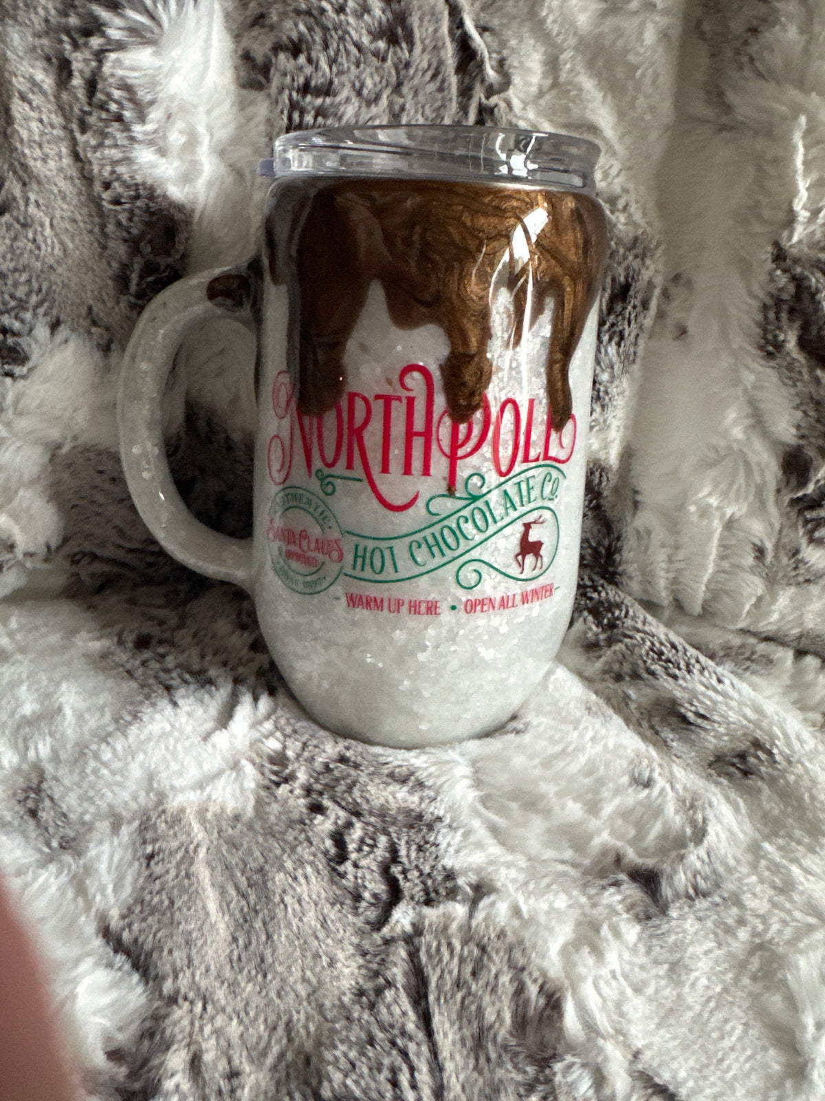 16 ounce North Pole coffee mug