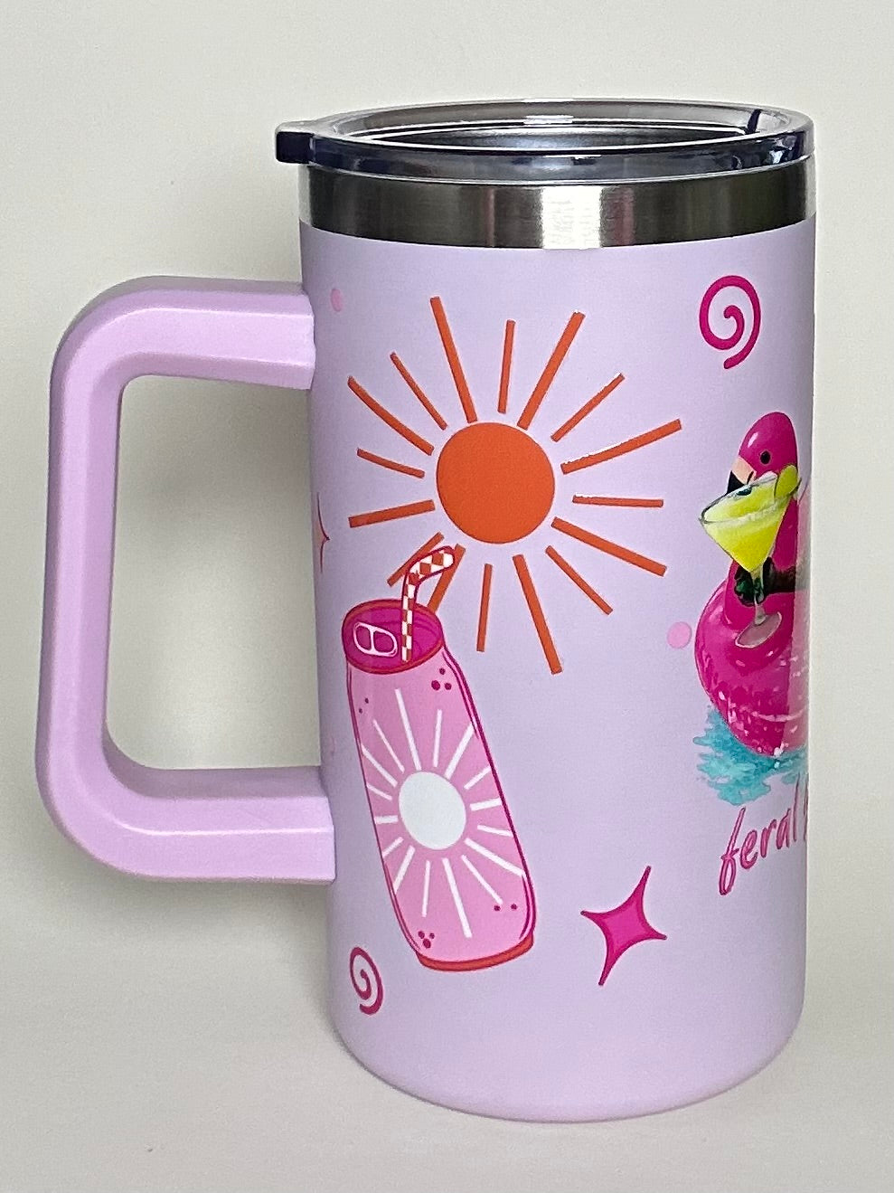 20 ounce Lavender Mug- Feral Summer
