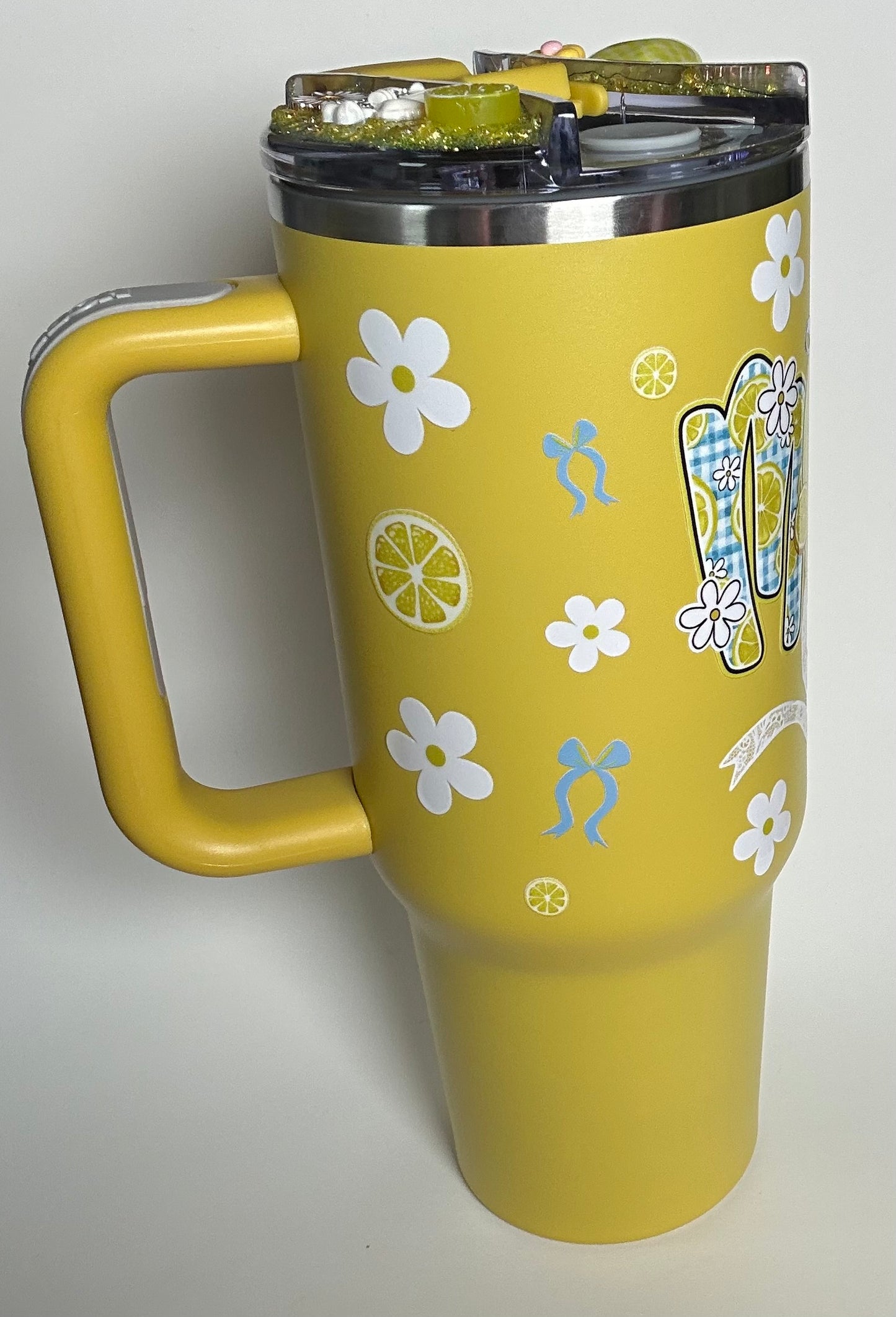 40 ounce Yellow Lemon Mama Tumbler