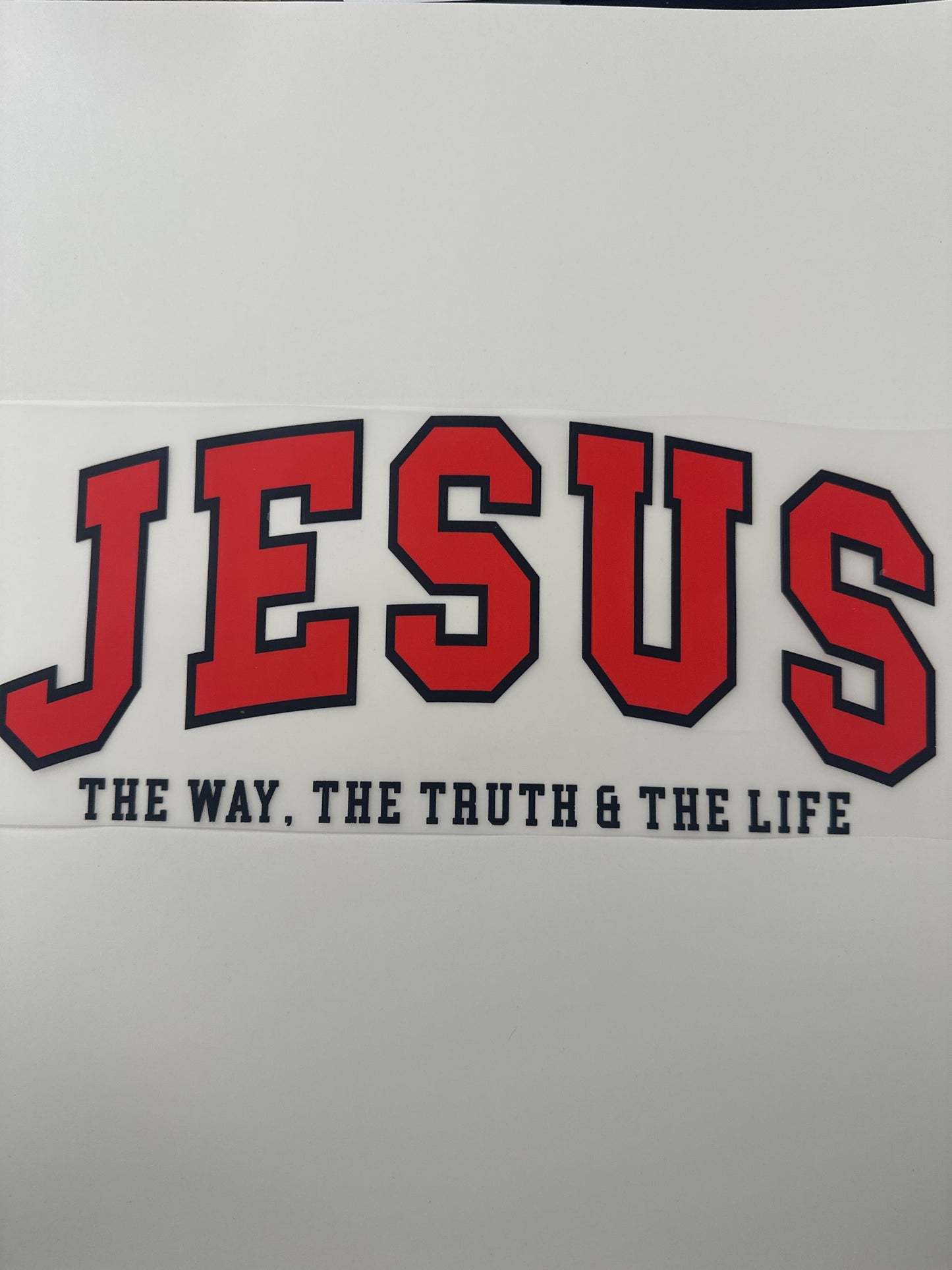 Jesus Shirt Transfer