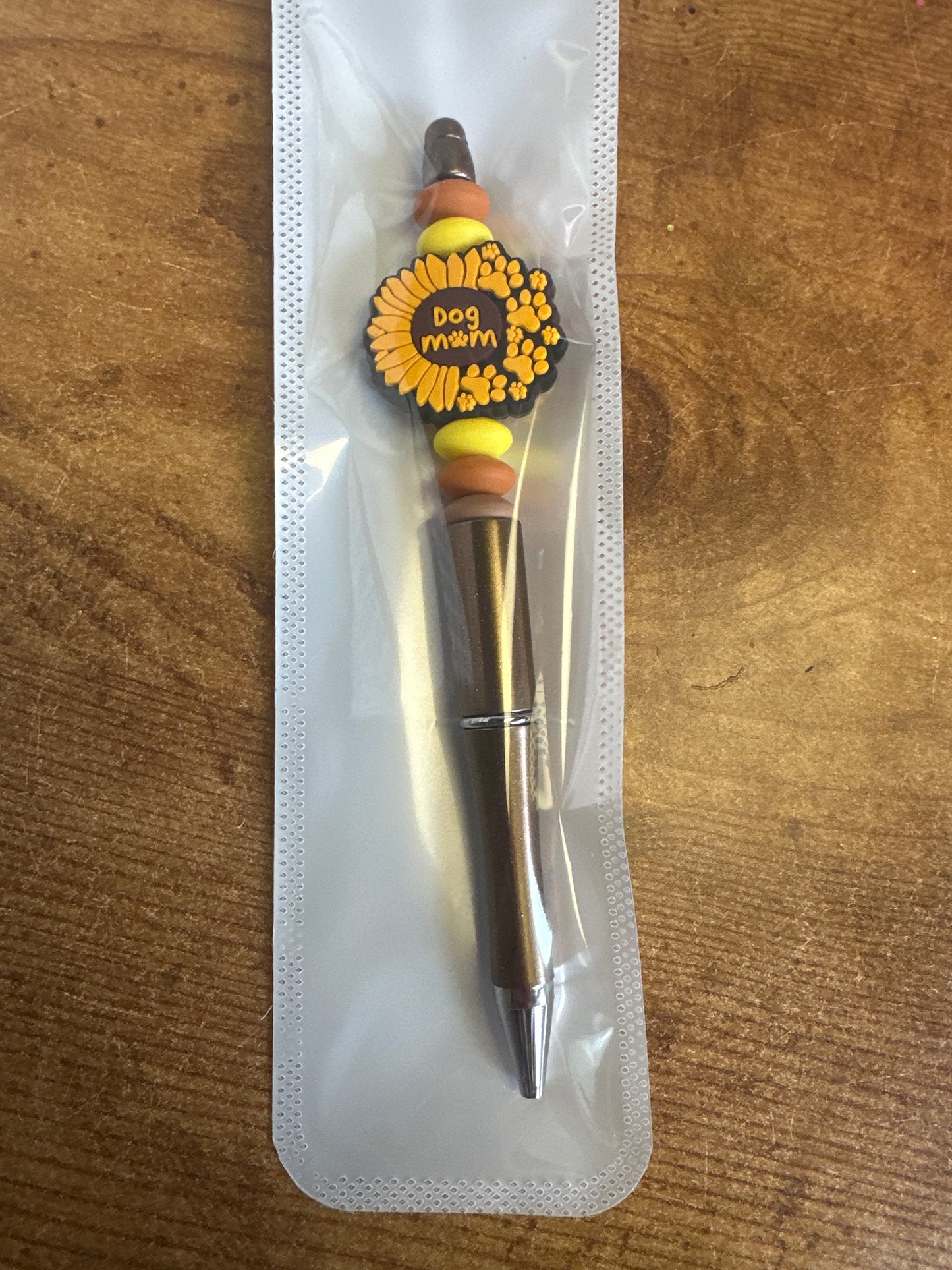 Dog Mom Sunflower Pen