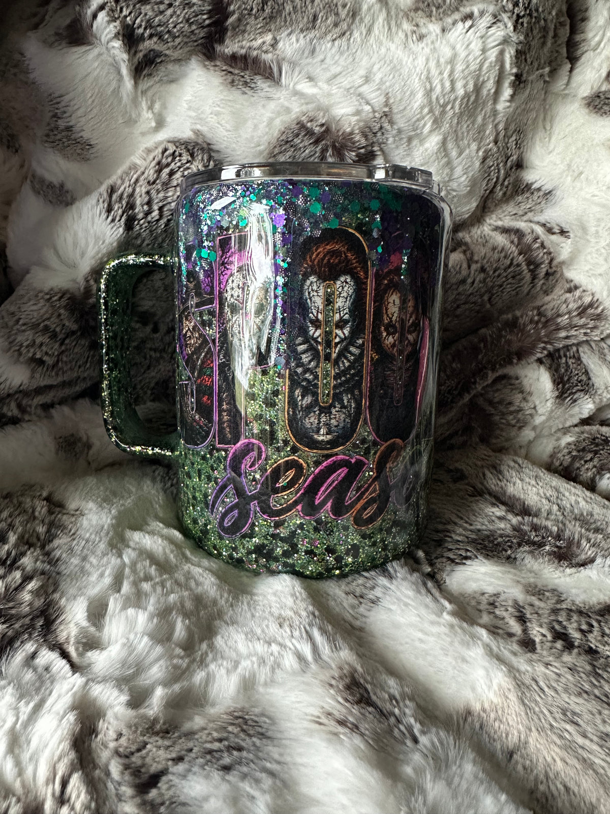 10 ounce spooky season coffee tumbler
