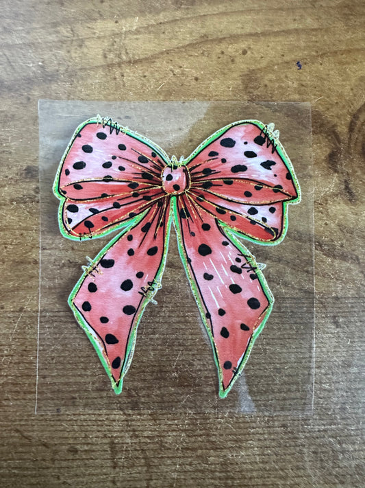 Watermelon Bow Decal