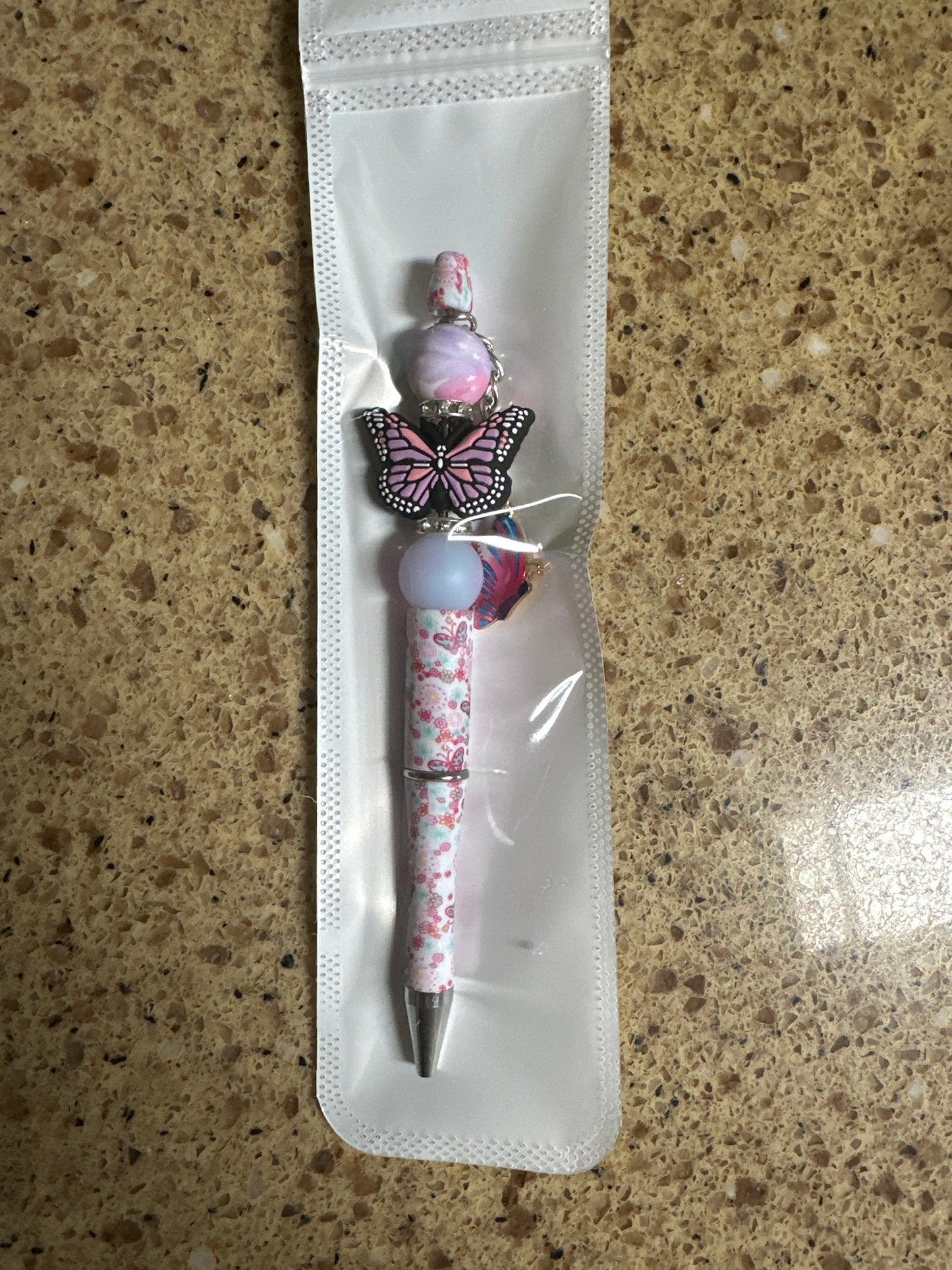 Butterfly Pen and Charm