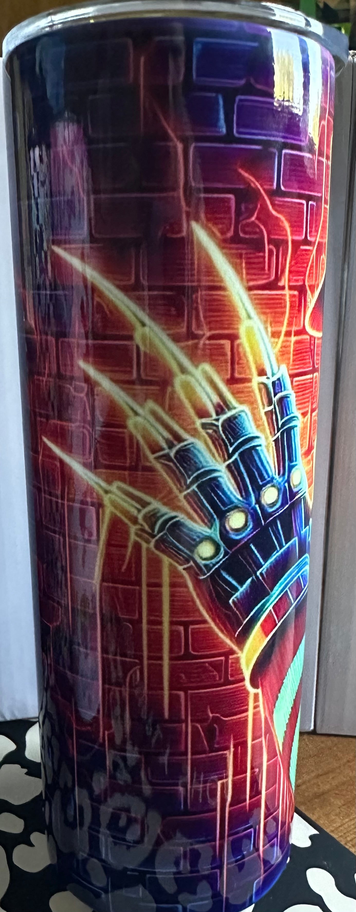 Stainless Steel 20 ounce Tumbler-Freddy Halloween