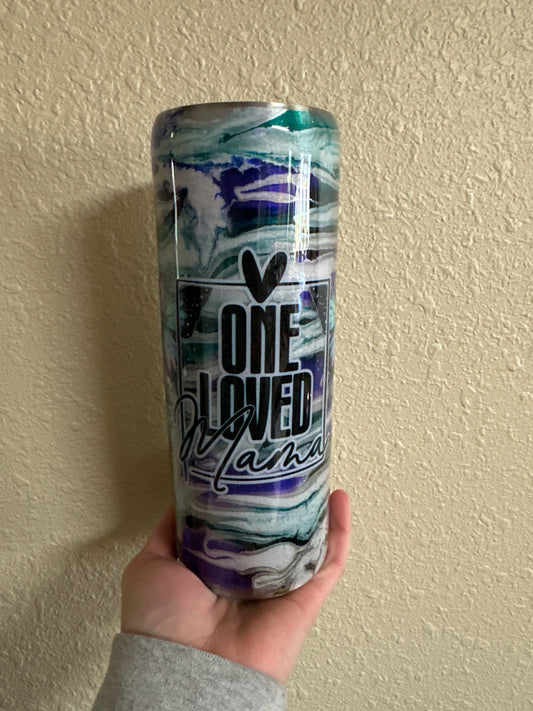 One loved mama 20 ounce skinny tumbler