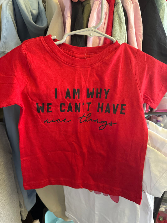 RABBIT skins brand size 2 red t shirt- nice things