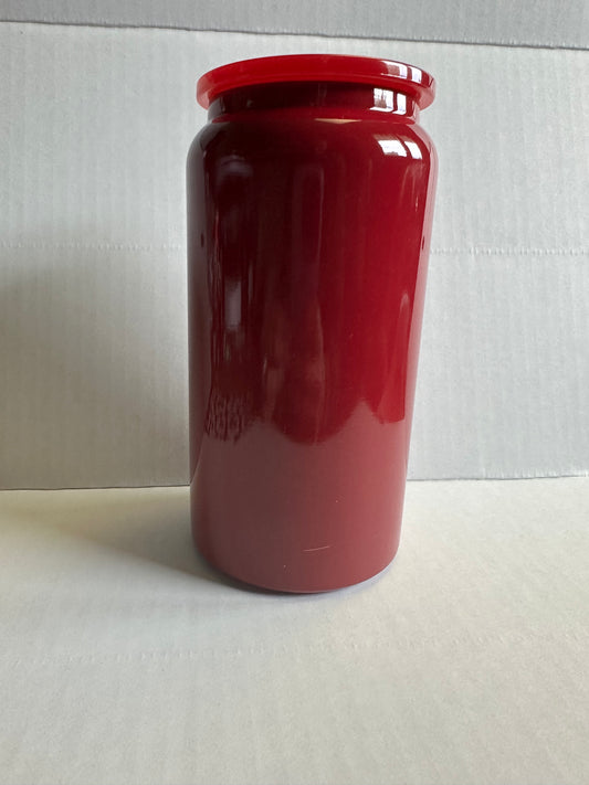 Burgundy Stainless Steel 16 ounce Tumbler