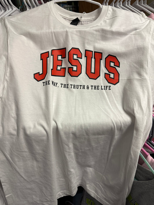 Gildan Soft Style Medium White T Shirt Jesus