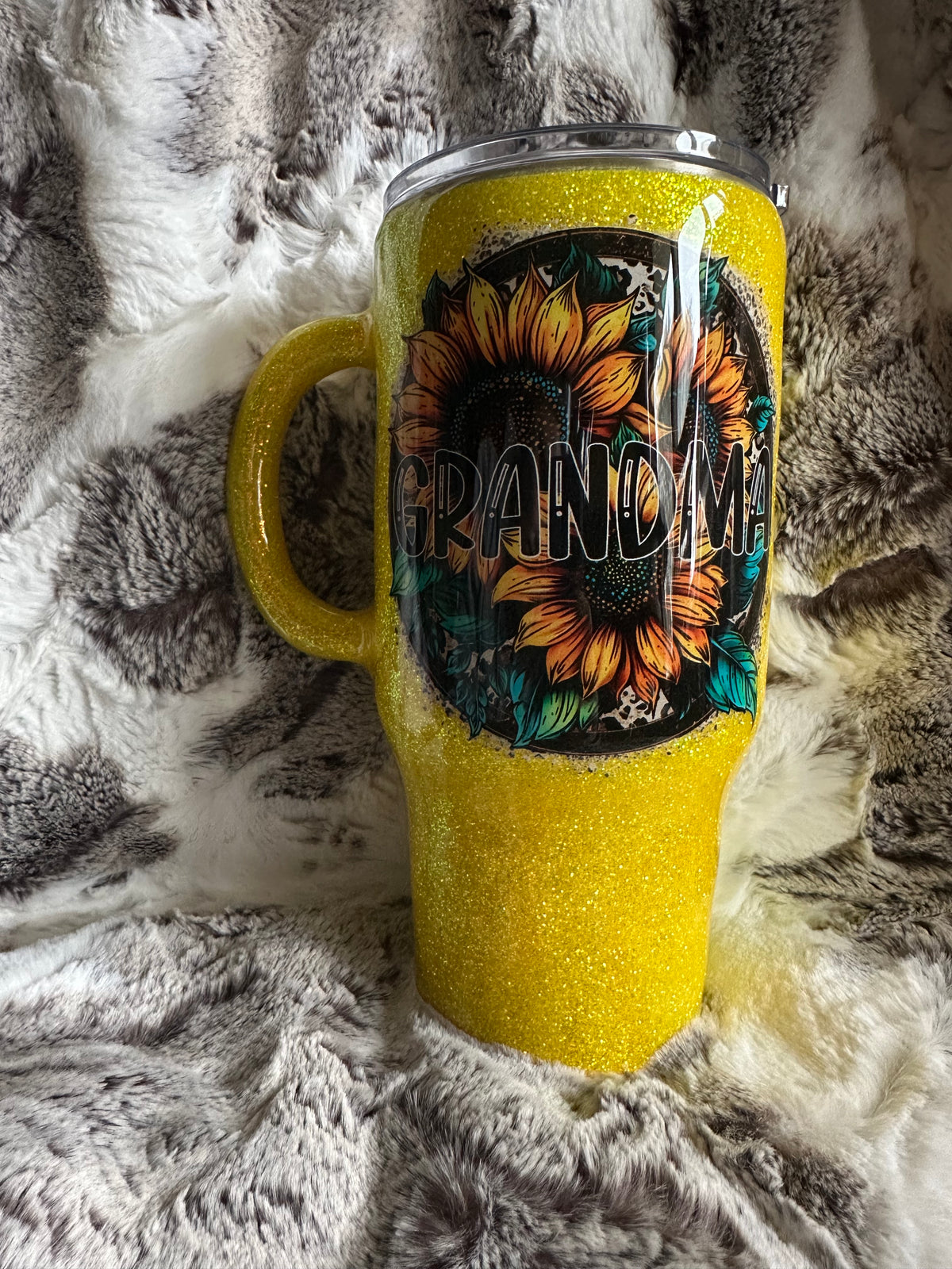 Yellow Grandma Tumbler
